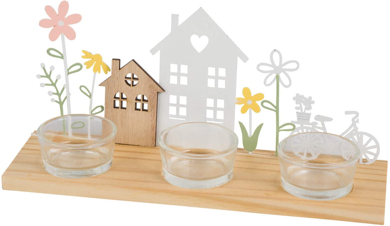 Metallteelichthalter