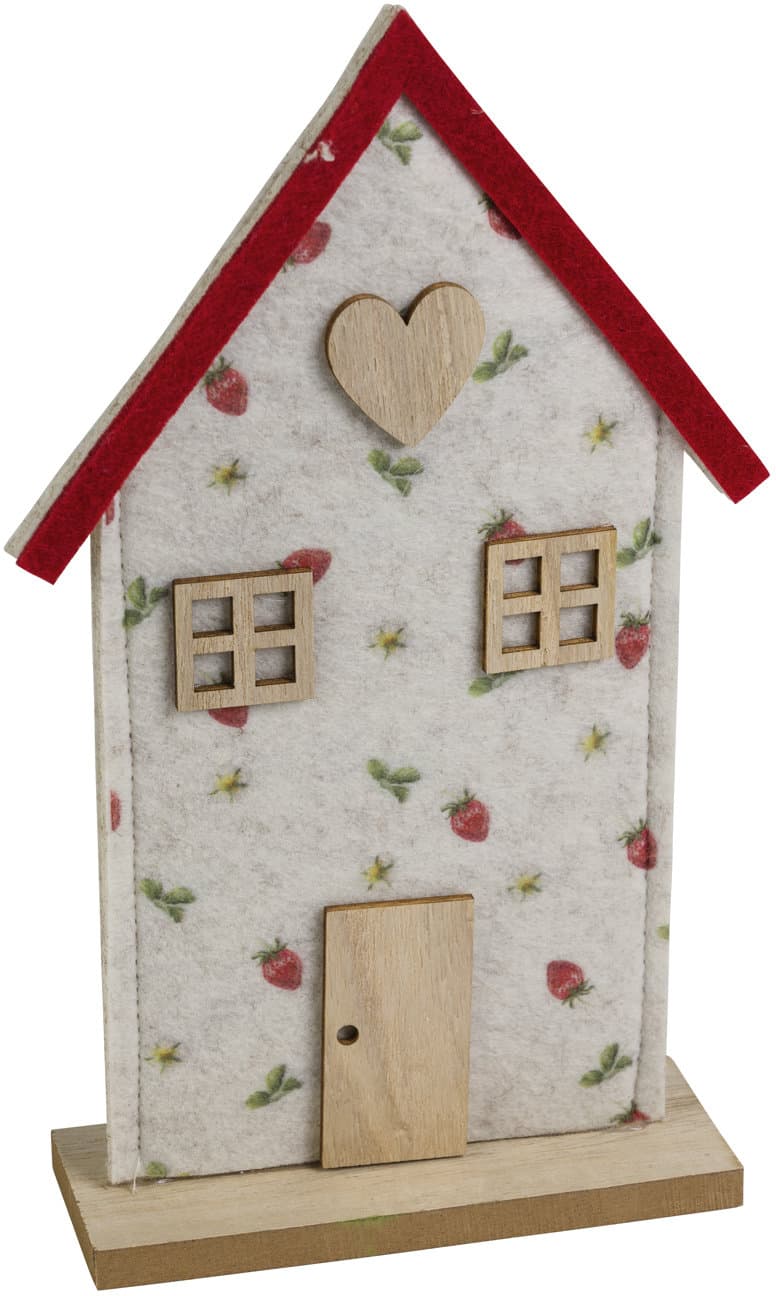 Filzhaus Erdbeere