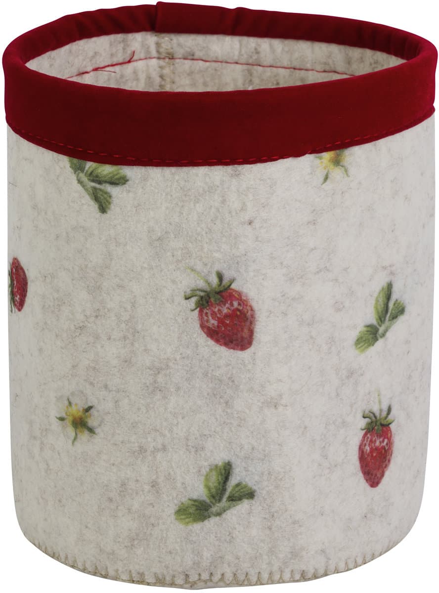 Filzkorb Erdbeere
