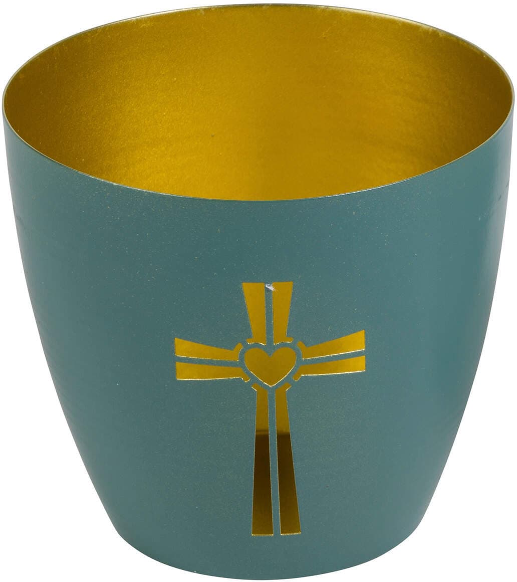 Metallwindlicht Kreuz