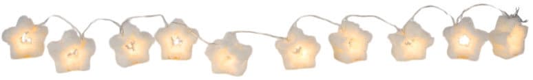 LED Lichterkette Plüschsterne