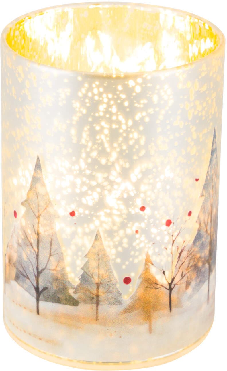 LED Glaswindlicht Tannenbaum
