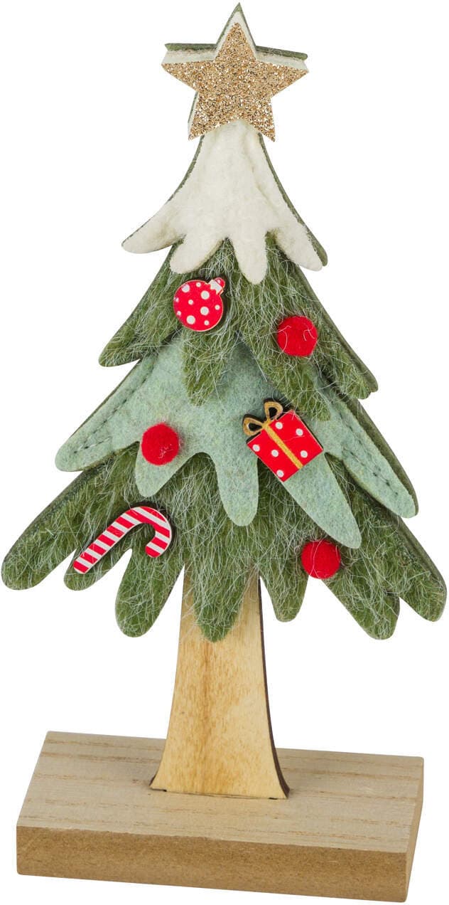 Dekoaufsteller Tannenbaum H=19,5cm
