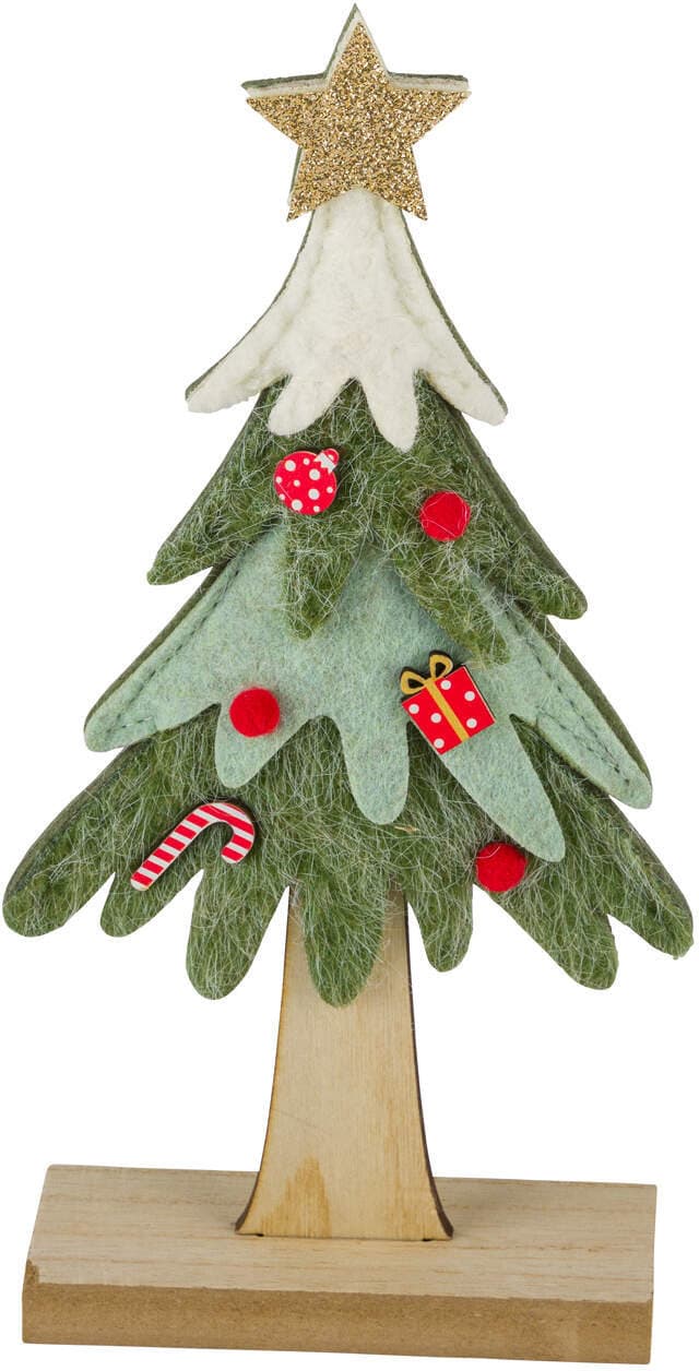 Dekoaufsteller Tannenbaum H=24cm