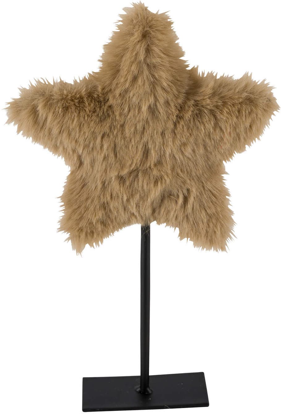 Plüschstern auf Fuß H=28cm