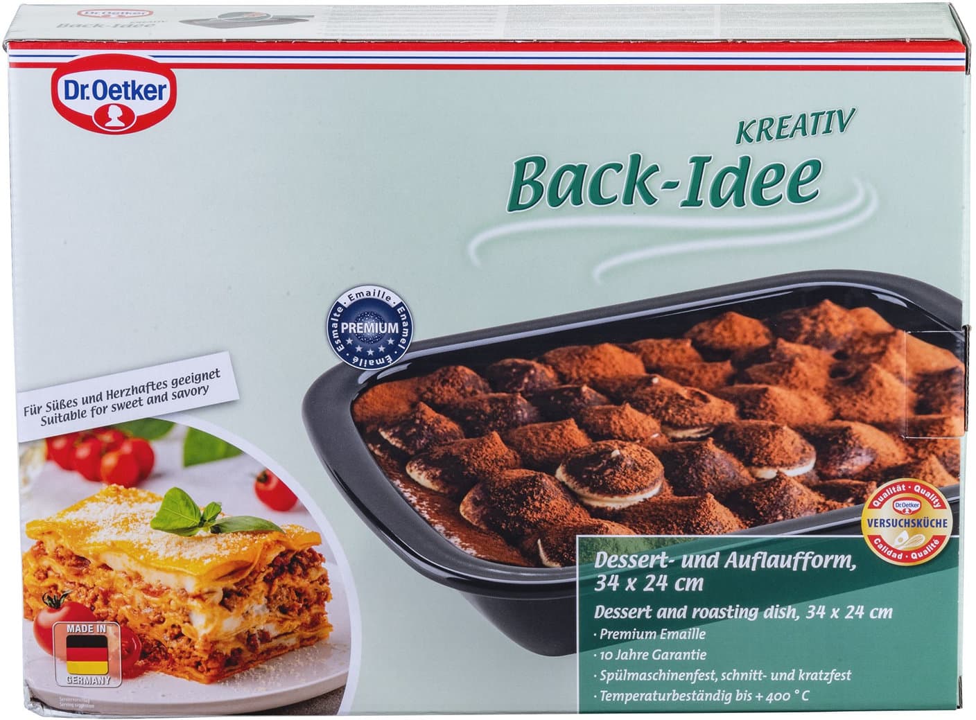 Dr.Oetker Dessert- und Auflaufform 34x24cm
