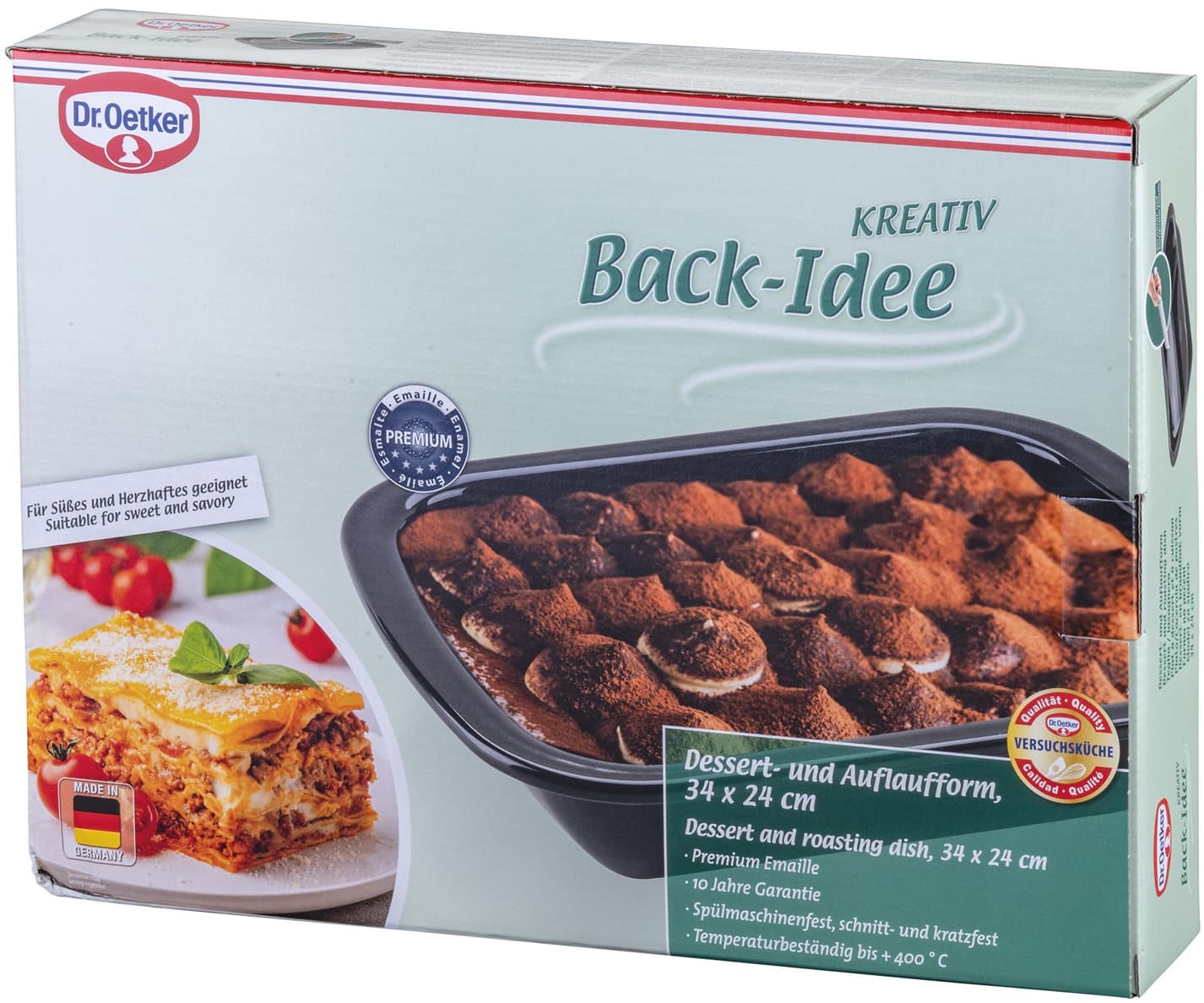 Dr.Oetker Dessert- und Auflaufform 34x24cm
