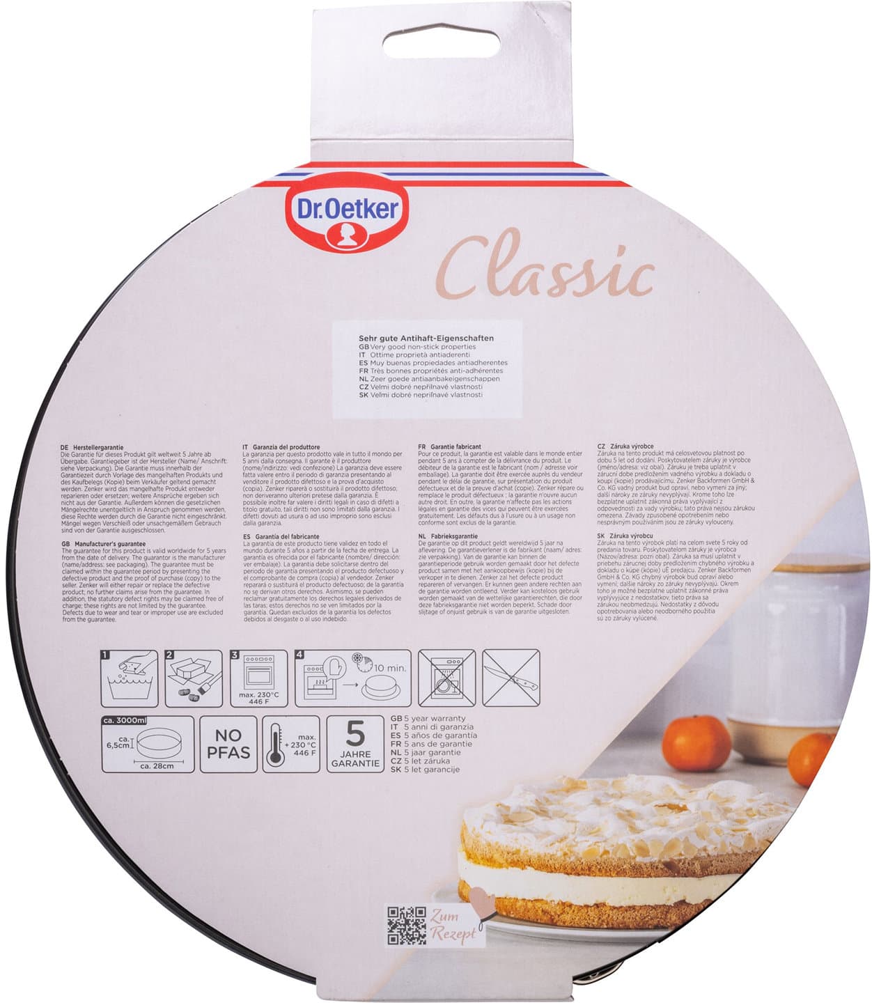 Dr.Oetker Springform Classic Ø28cm