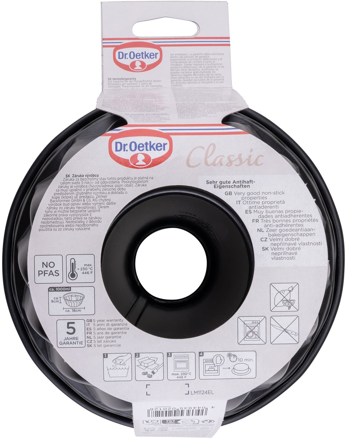Dr.Oetker Gugelhupfform Classic Ø18cm