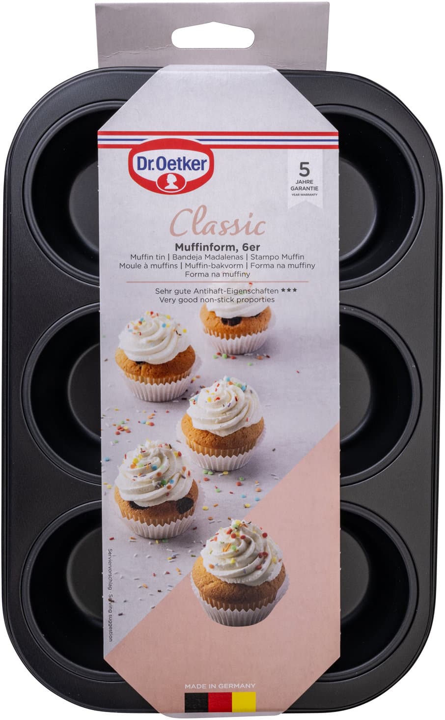 Dr.Oetker Muffinblech Classic für 6 Muffins