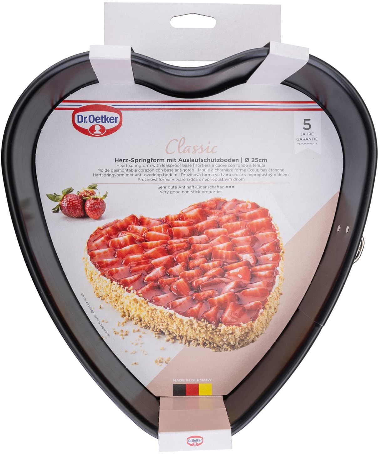Dr.Oetker Springform Classic Herz Ø25cm