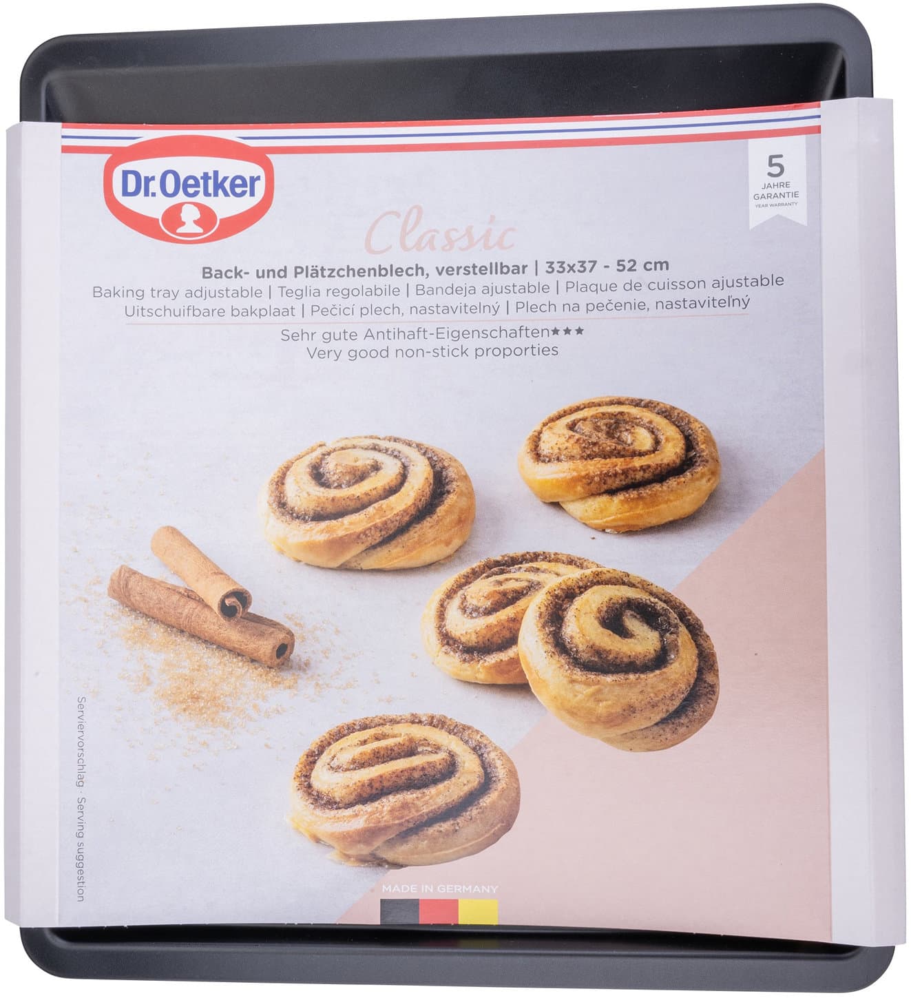 Dr.Oetker Back- und Plätzchenblech Classic 37–52cm