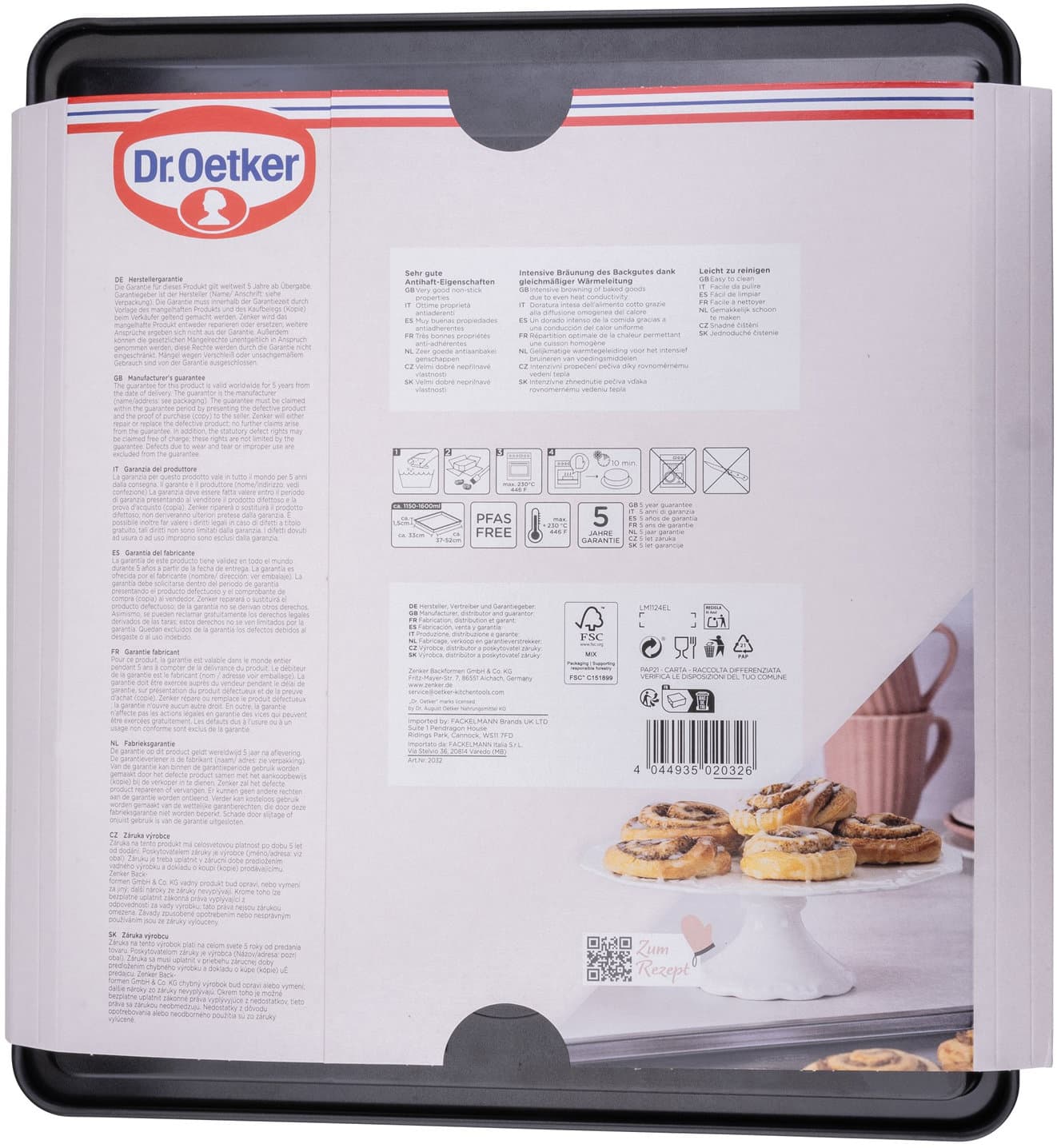 Dr.Oetker Back- und Plätzchenblech Classic 37–52cm