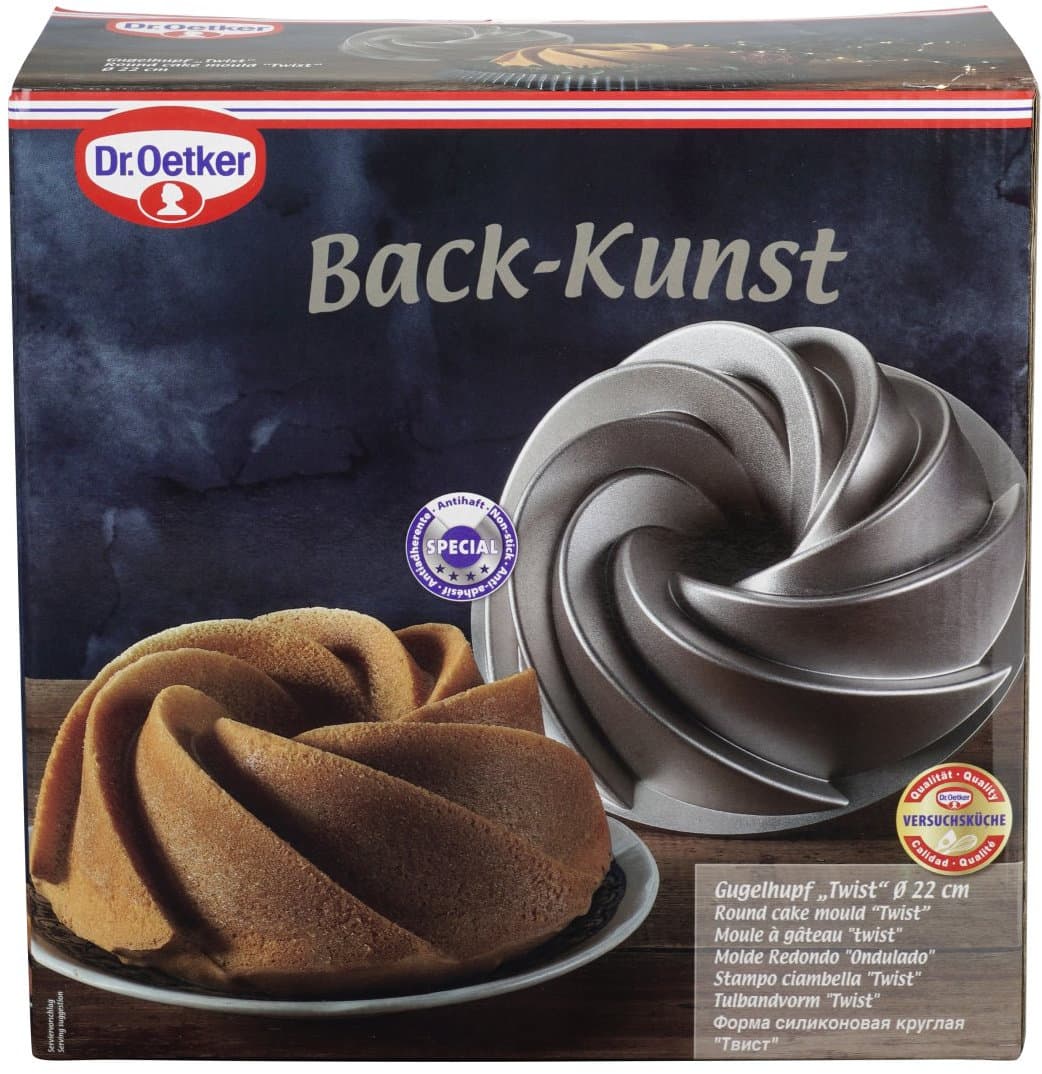 Dr.Oetker Gugelhupfform Twist Ø22cm