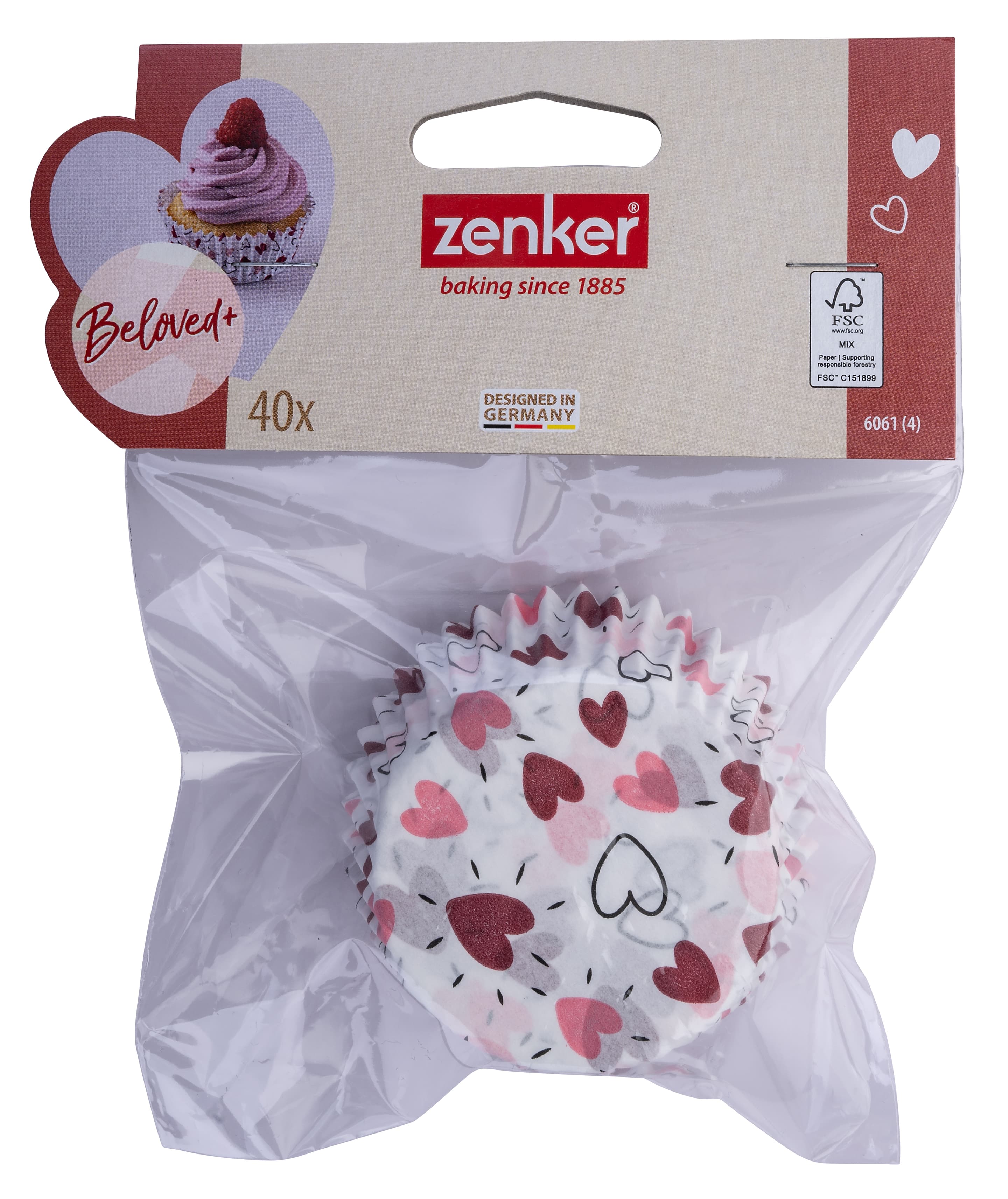 Produktbild zenker Beloved+ Herz-Muffinförmchen Ø5cm 2 von 5