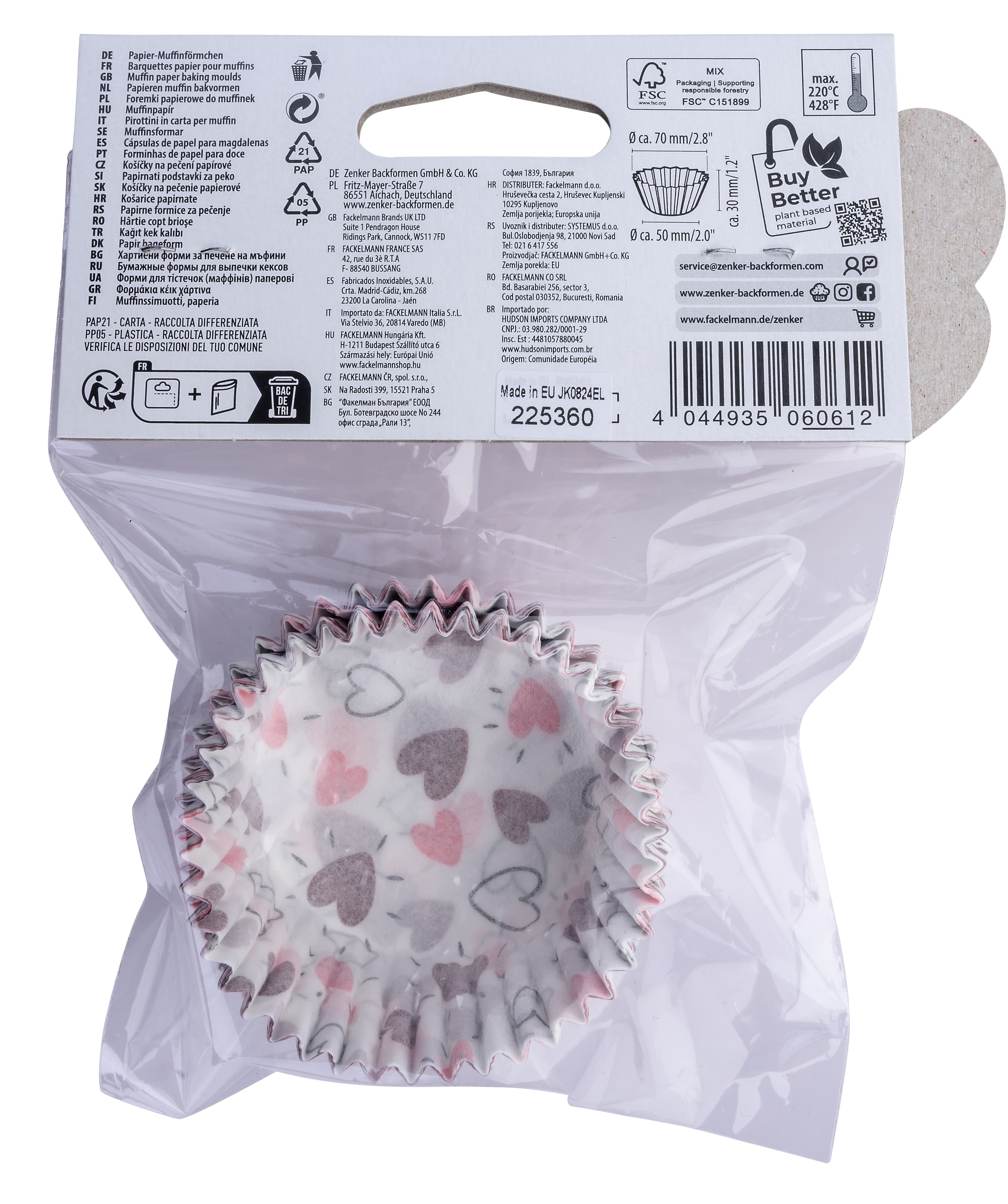 Produktbild zenker Beloved+ Herz-Muffinförmchen Ø5cm 3 von 5