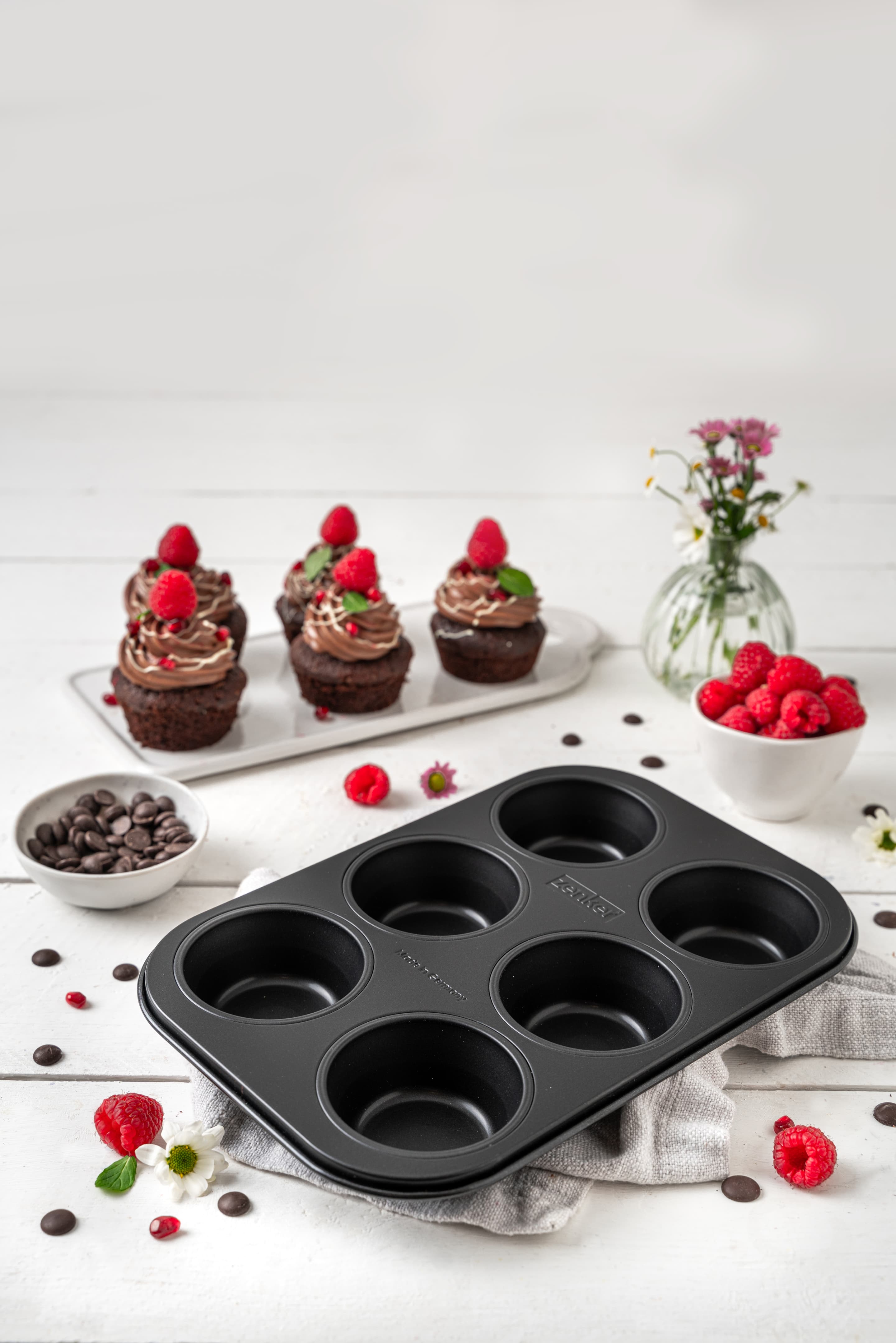 Produktbild zenker Perfect Black+ Muffinform 6er 28x19x3cm 3 von 3