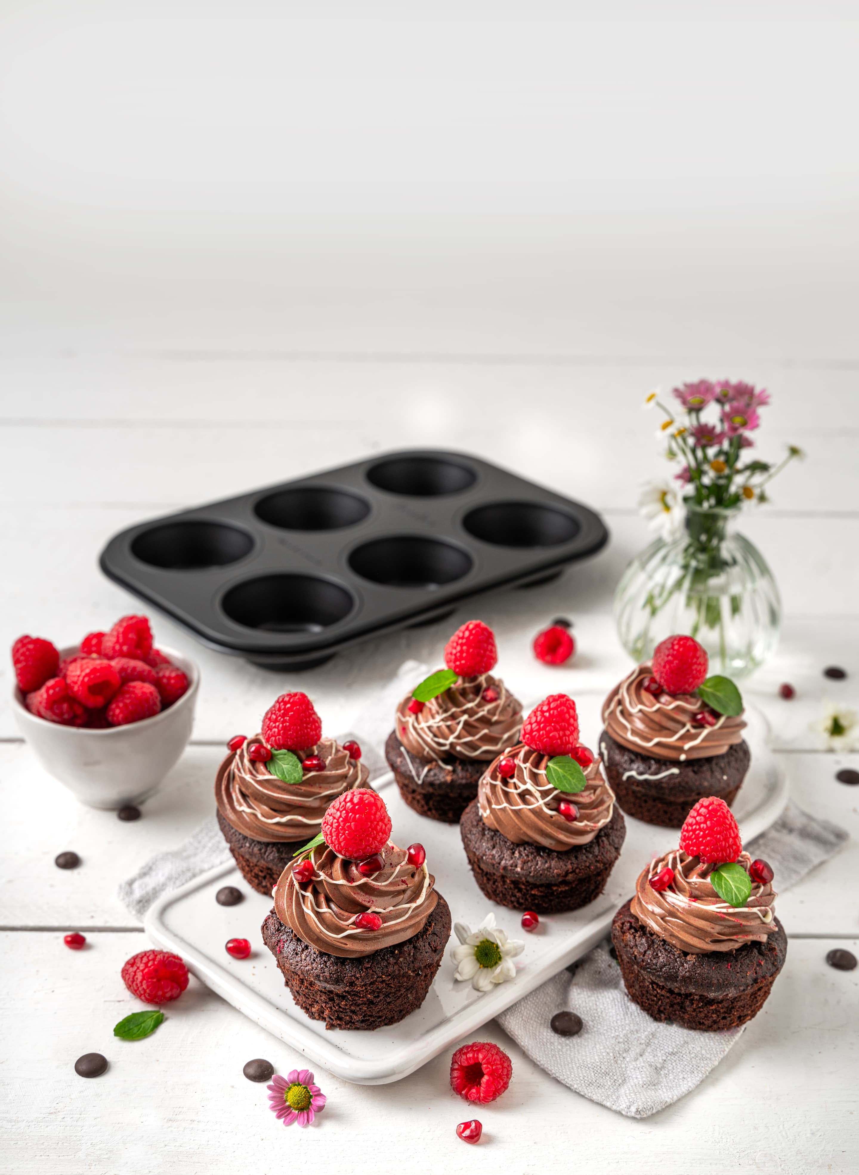 Produktbild zenker Perfect Black+ Muffinform 6er 28x19x3cm 2 von 3