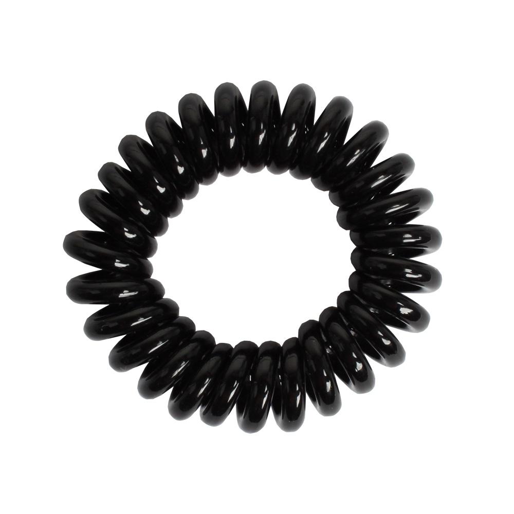 Guilia Haargummis Spirale Schwarz