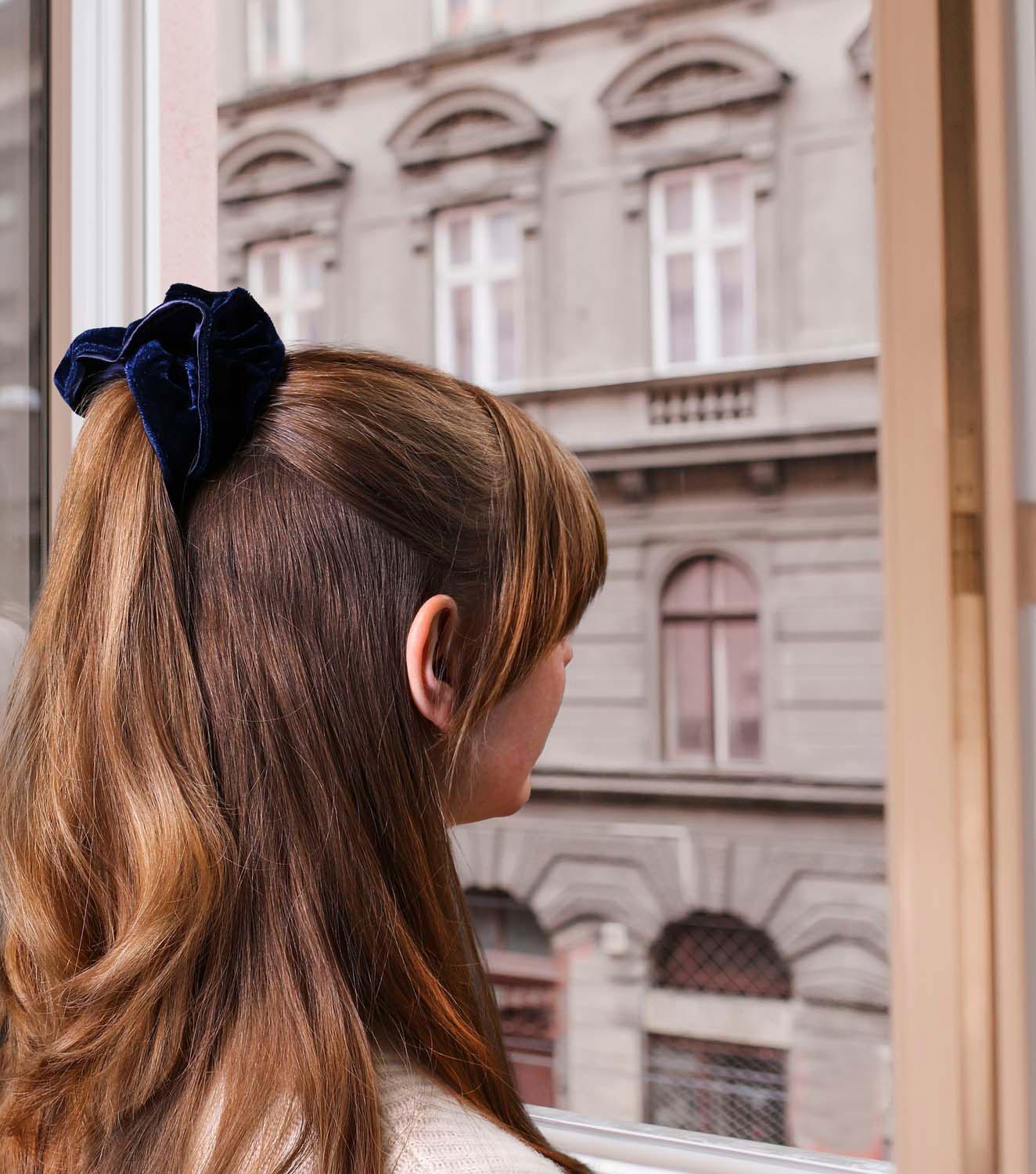 Produktbild Oakland Scrunchie blau 2 von 2