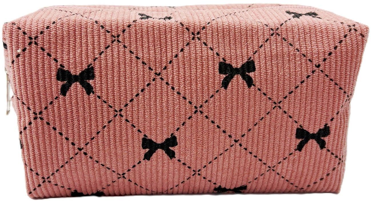 InCase Kosmetiktasche Cord mit Schleifen