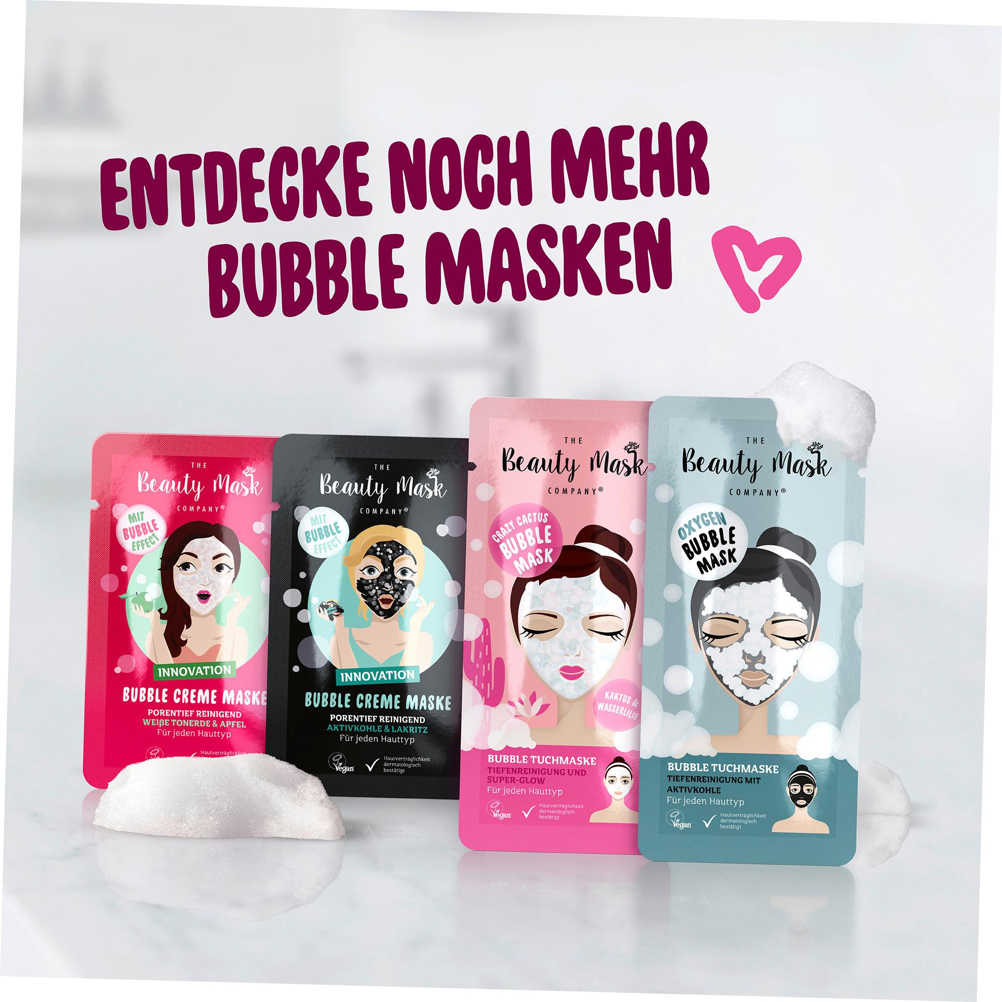 Produktbild The Beauty Mask Company Bubble Tuchmaske Aktivkohle Oxygen 5 von 6