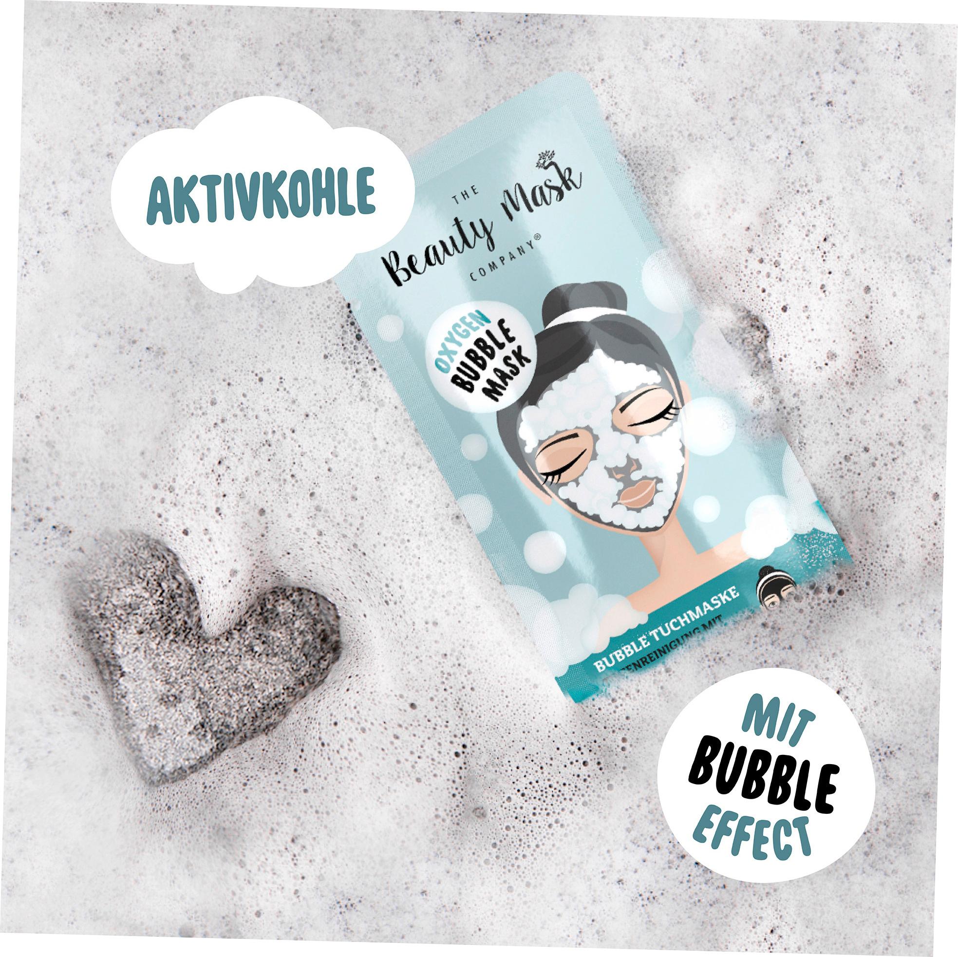 Produktbild The Beauty Mask Company Bubble Tuchmaske Aktivkohle Oxygen 4 von 6