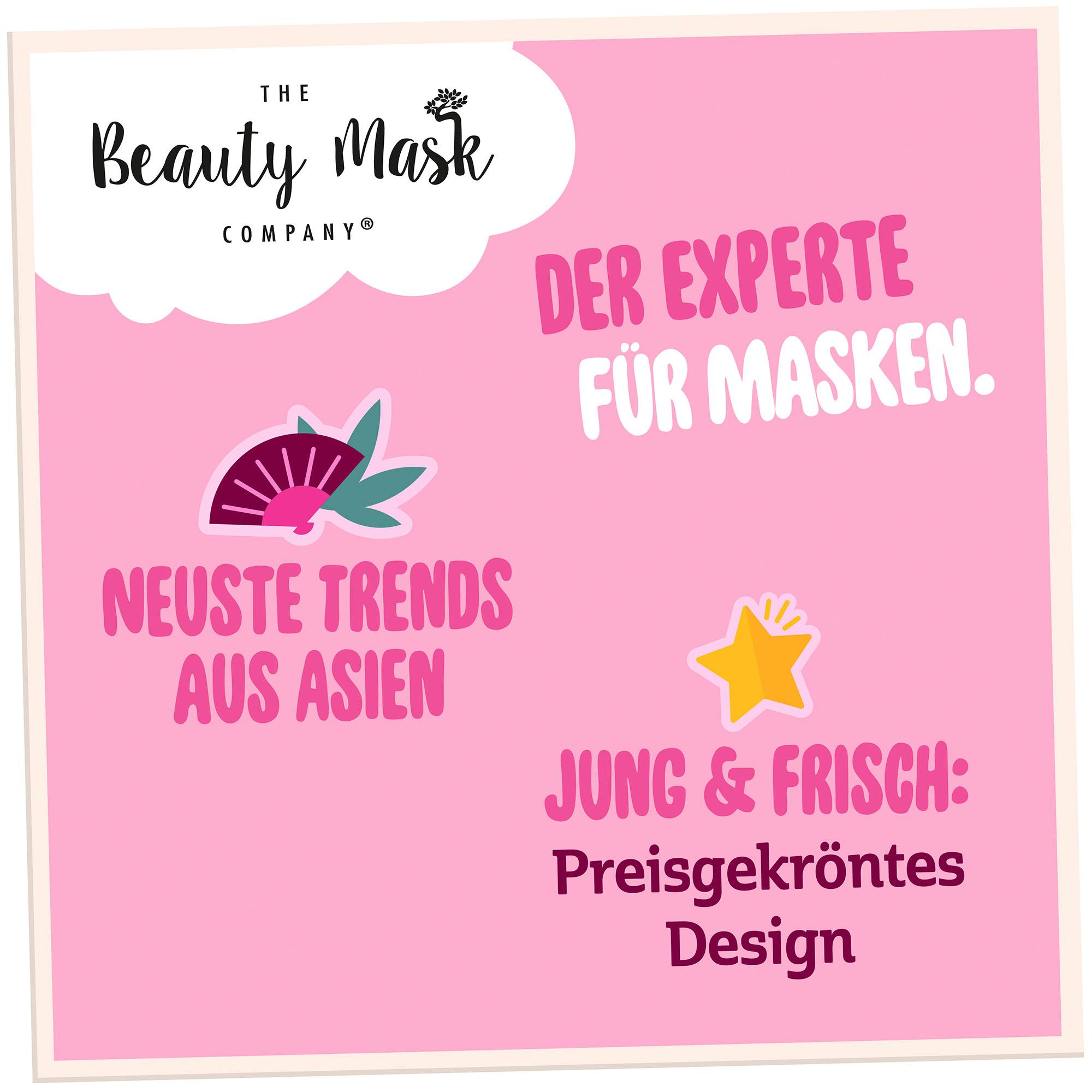 Produktbild The Beauty Mask Company Bubble Tuchmaske Aktivkohle Oxygen 3 von 6