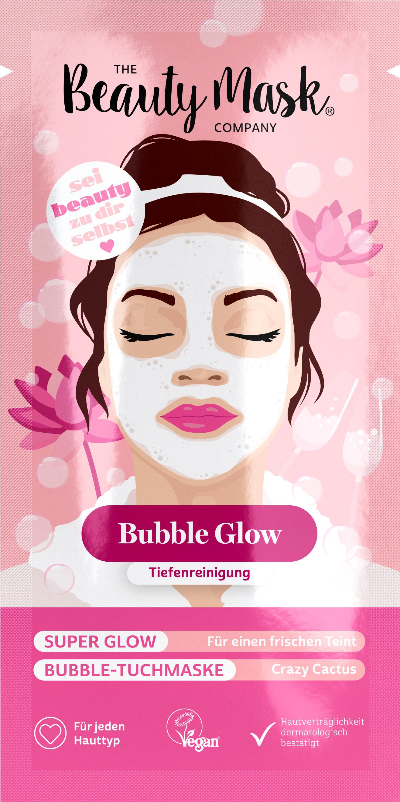 The Beauty Mask Company Bubble Tuchmaske Crazy Cactus