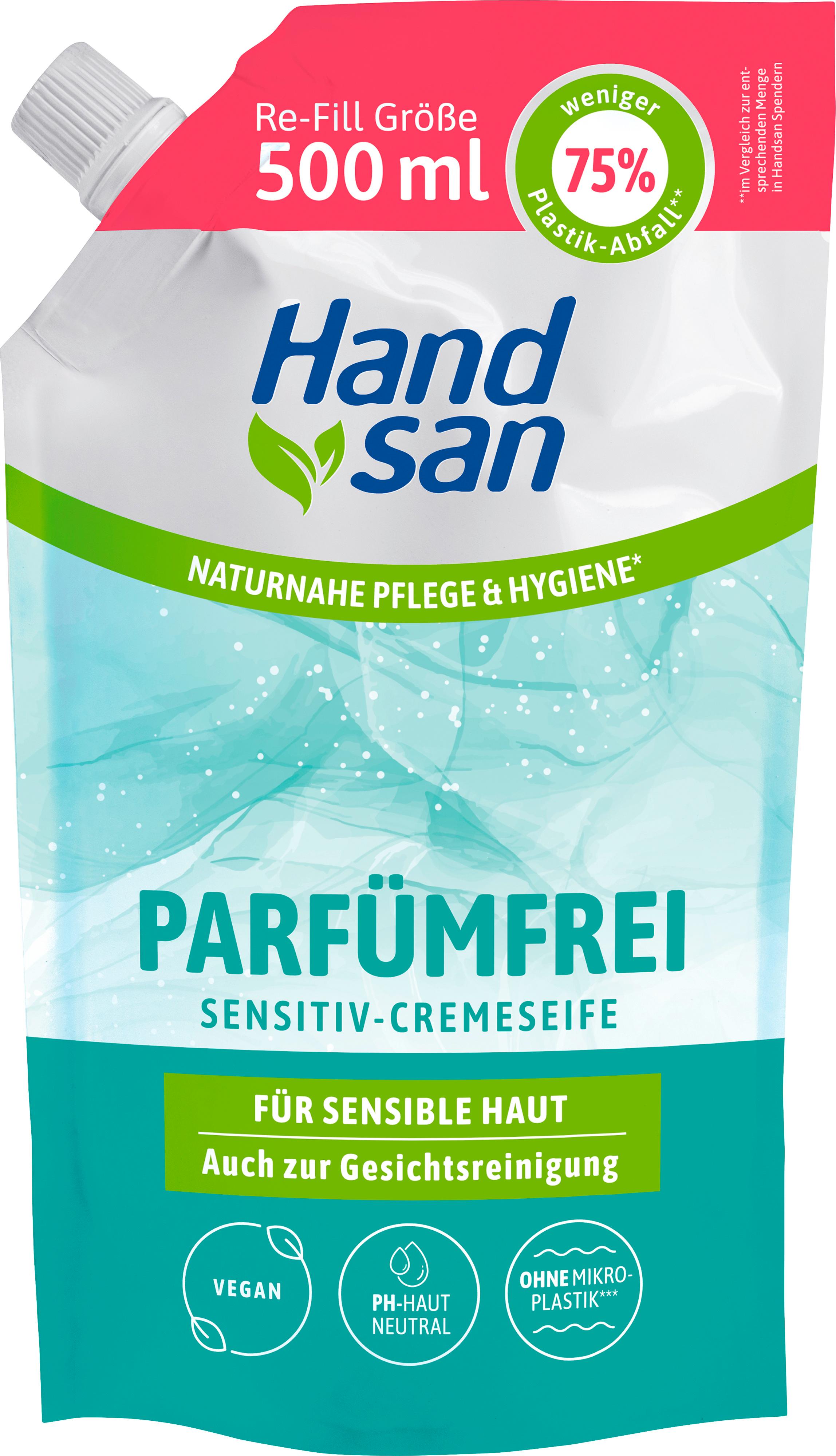 Handsan Sensitiv Cremeseife Nachfüllbeutel