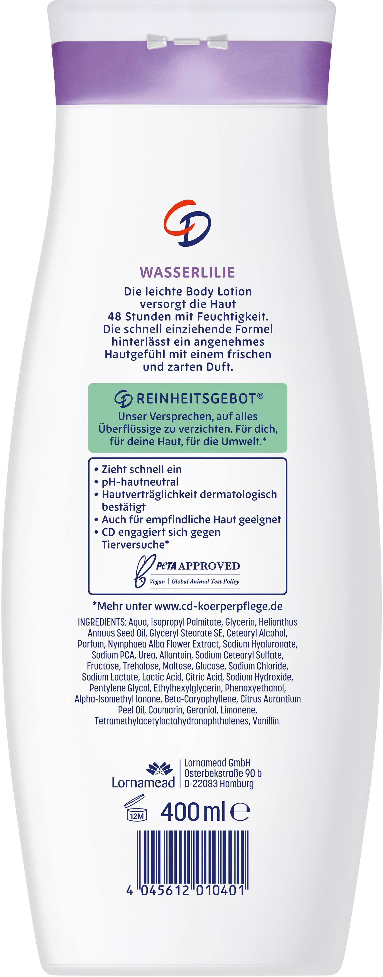 Produktbild CD Bodylotion Wasserillie 2 von 3