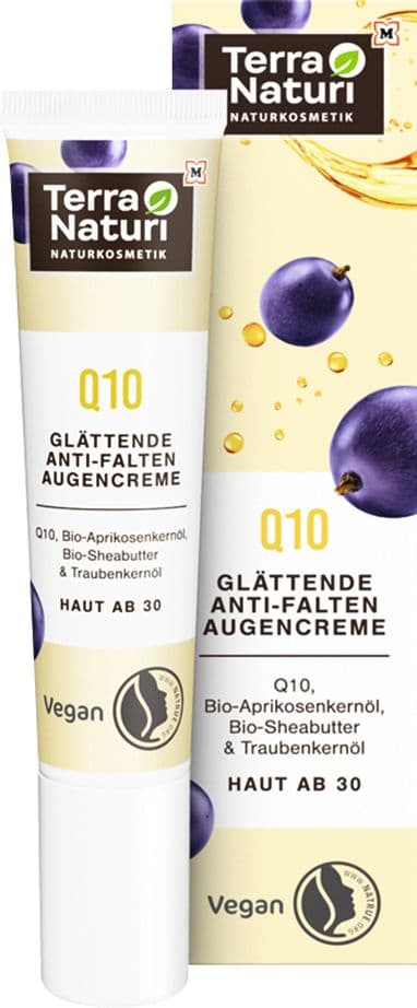 Terra Naturi Q10 glättende Anti-Falten Augencreme