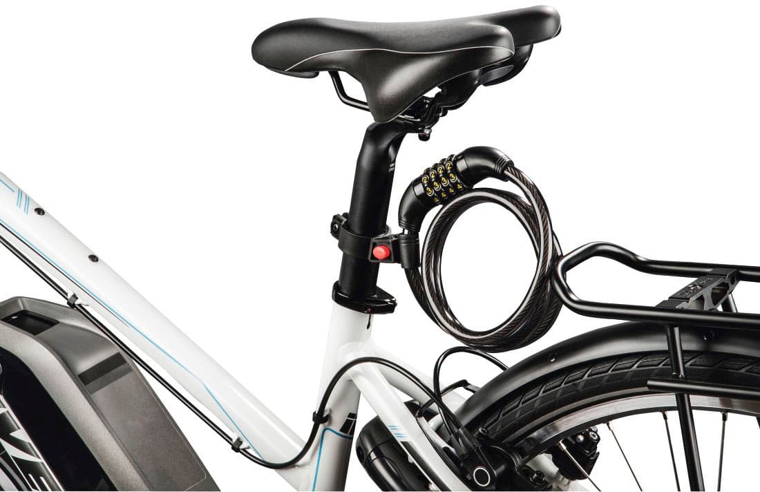 Produktbild HAMA Fahrrad-Zahlenspiralschloss, 120 cm, Schwarz 2 von 2