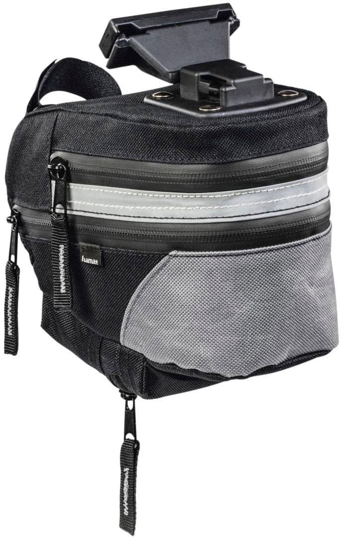 Hama Fahrrad-Satteltasche, Schwarz