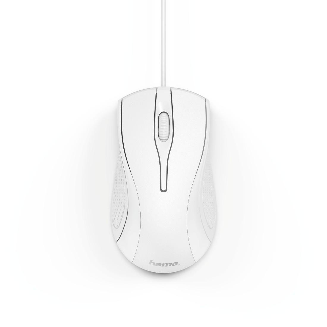Produktbild HAMA Optische 3-Tasten-Maus"MC-200", kabelgebunden, Weiß 2 von 2