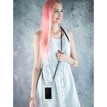 Cross-Body-Cover mit Umhängekordel für Samsung Galaxy S9, Transparent