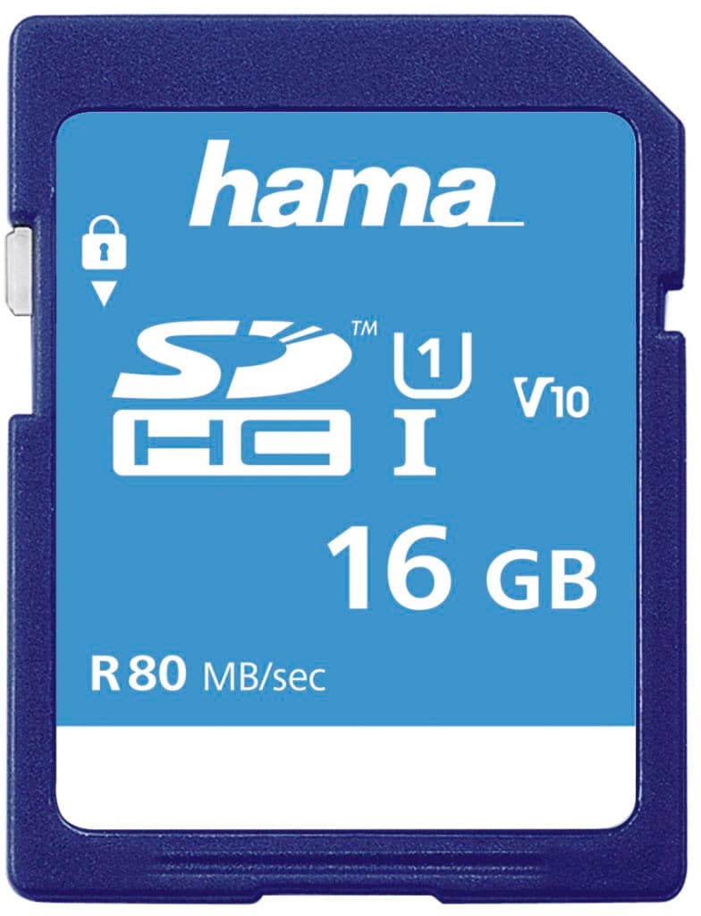 HAMA SDHC 16GB Class 10 UHS-I 80MB/S