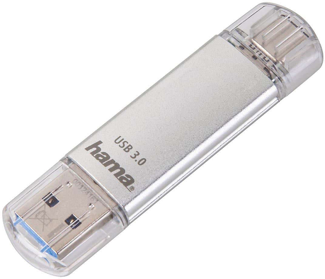 HAMA USB-Stick"C-Laeta", USB-C USB 3.1/USB 3.0, 64GB, 40 MB/s