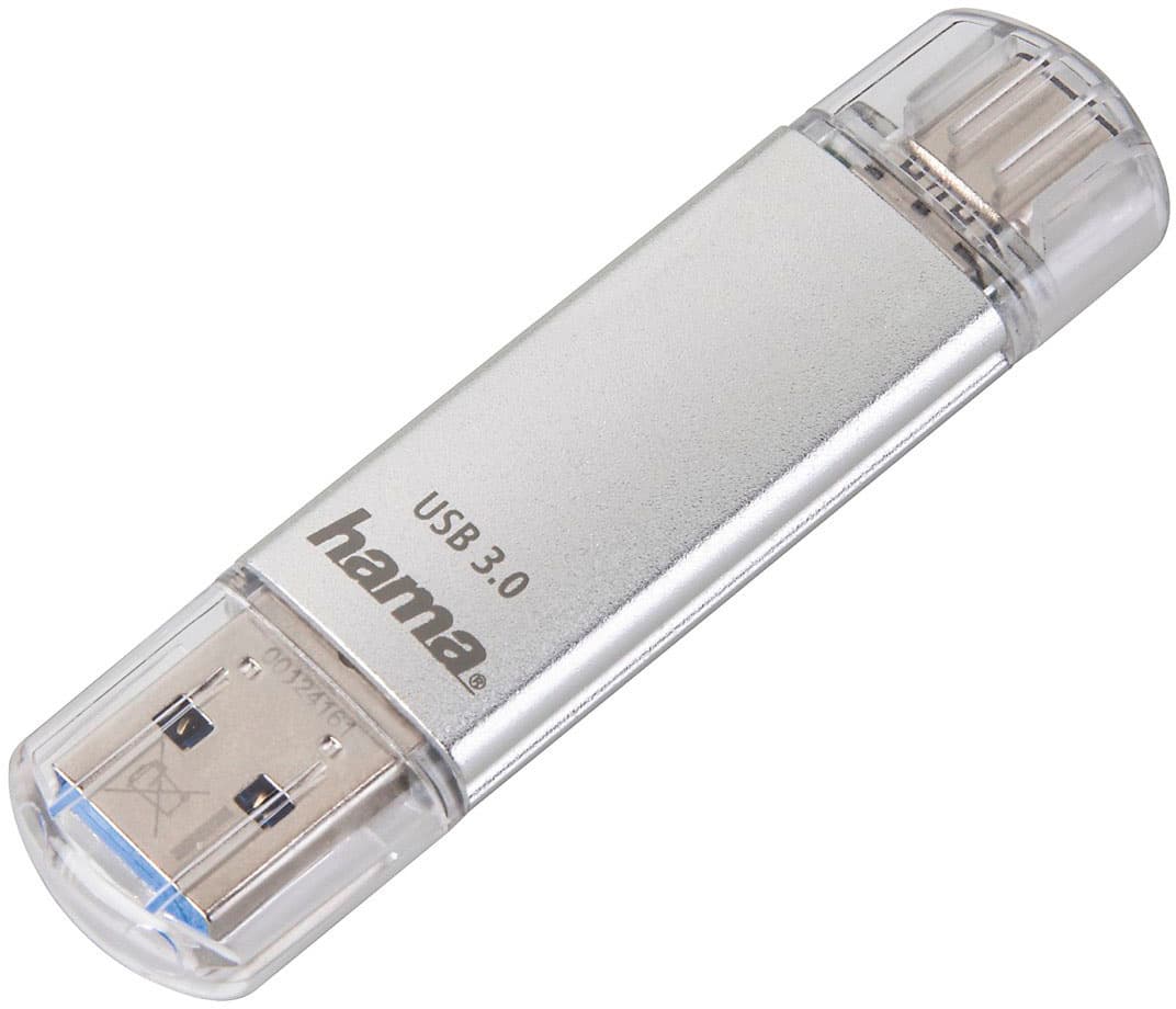 HAMA USB-Stick"C-Laeta", USB-C USB 3.1/USB 3.0, 128GB, 40 MB/s