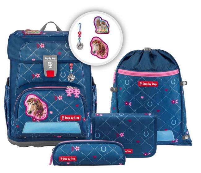 Step by Step CLOUD Schulranzen-Set 5teilig Horse Lima