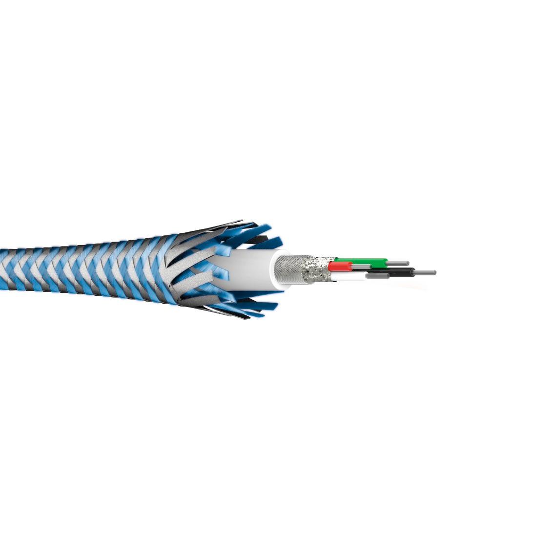 Produktbild HAMA Ladekabel"Reflective", USB-A - Lightning, 1,5 m, Nylon, Blau 2 von 3