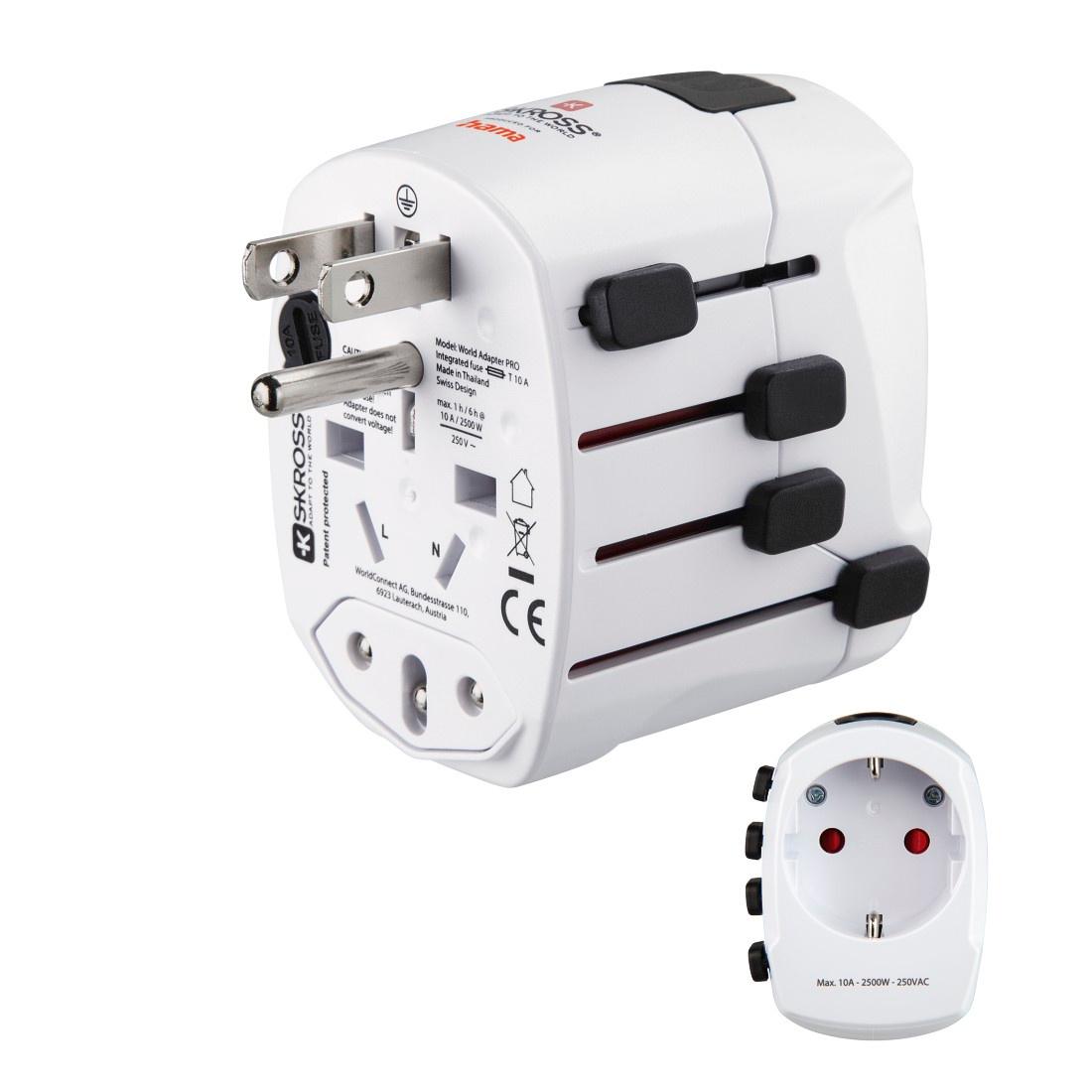 Produktbild HAMA Weltreiseadapter"World Travel Pro", 3-polig 2 von 2