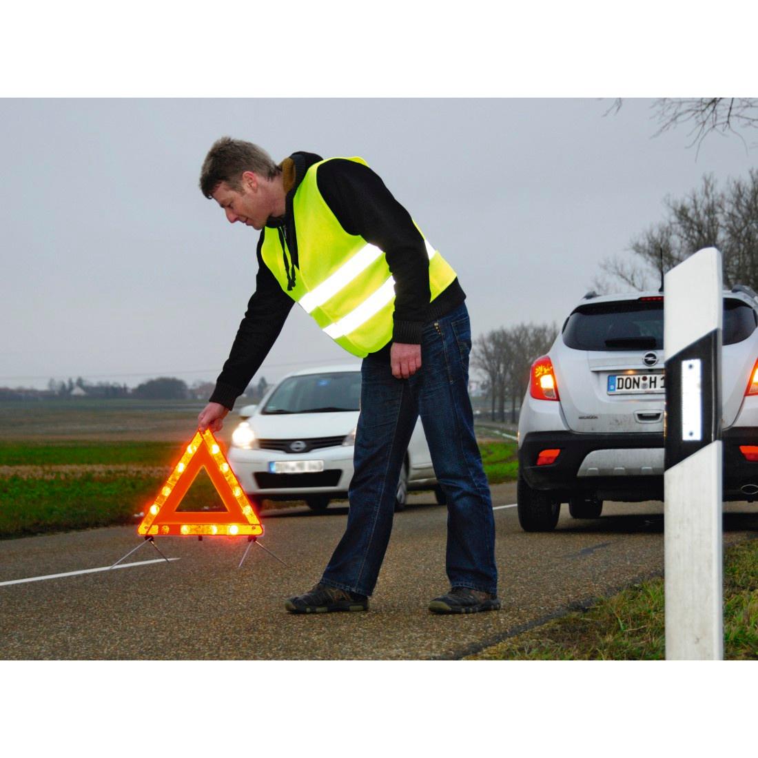 Produktbild HAMA Warnweste"Automotive", Neongelb 2 von 2
