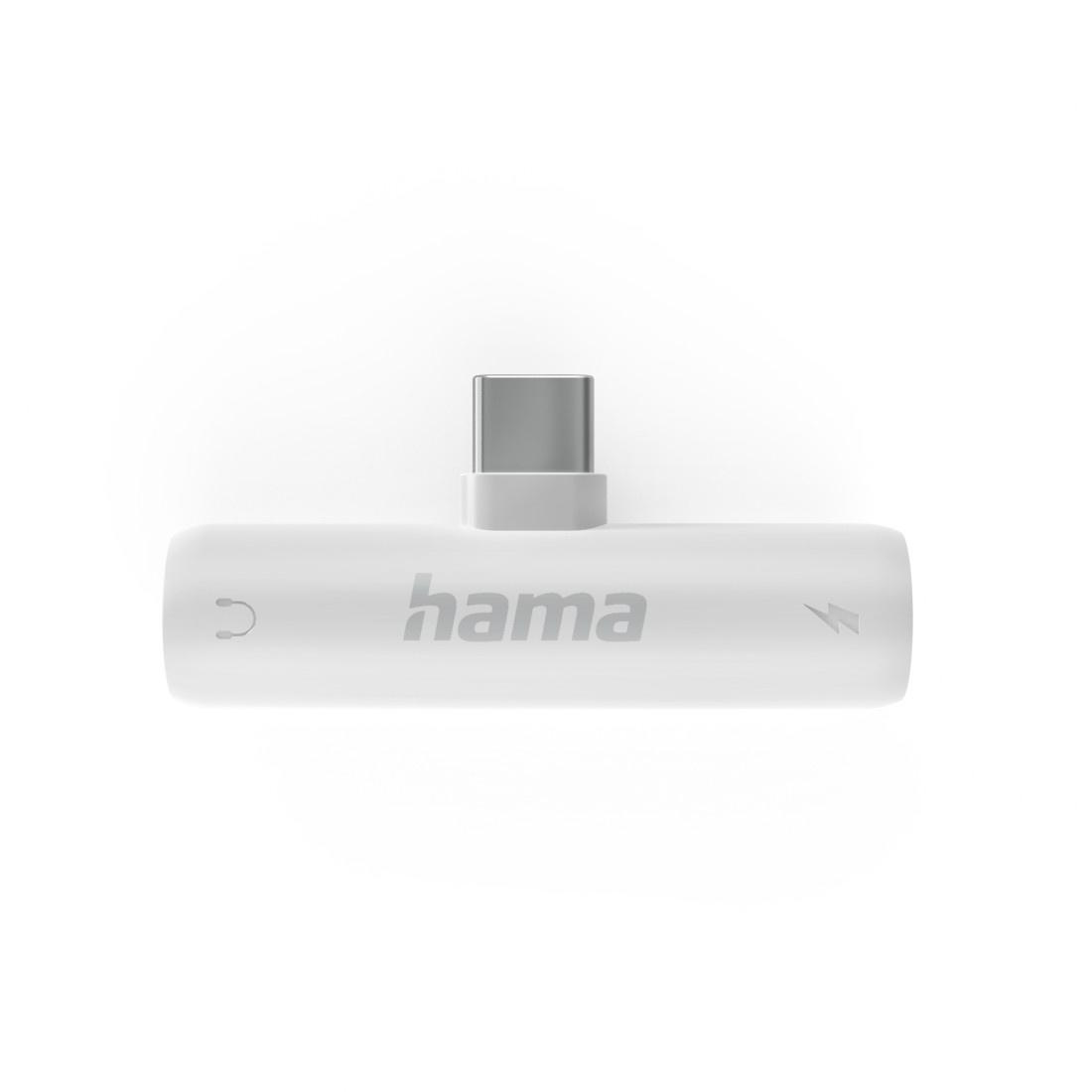Produktbild HAMA Audio-Adapter, USB-C - 3,5-mm-Klinke, USB-C PD inkl. Ladefunktion 3 von 3