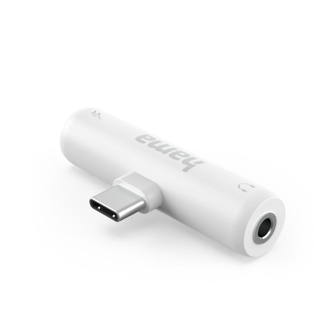 Produktbild HAMA Audio-Adapter, USB-C - 3,5-mm-Klinke, USB-C PD inkl. Ladefunktion 2 von 3