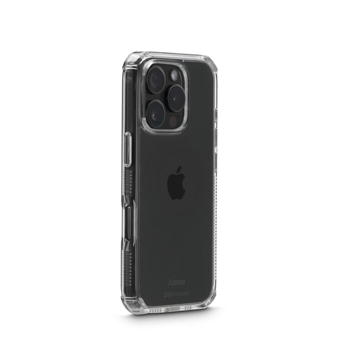 Produktbild HAMA Handyhülle"Extreme Protect"für Apple iPhone 16 Pro, durchsichtig 3 von 4