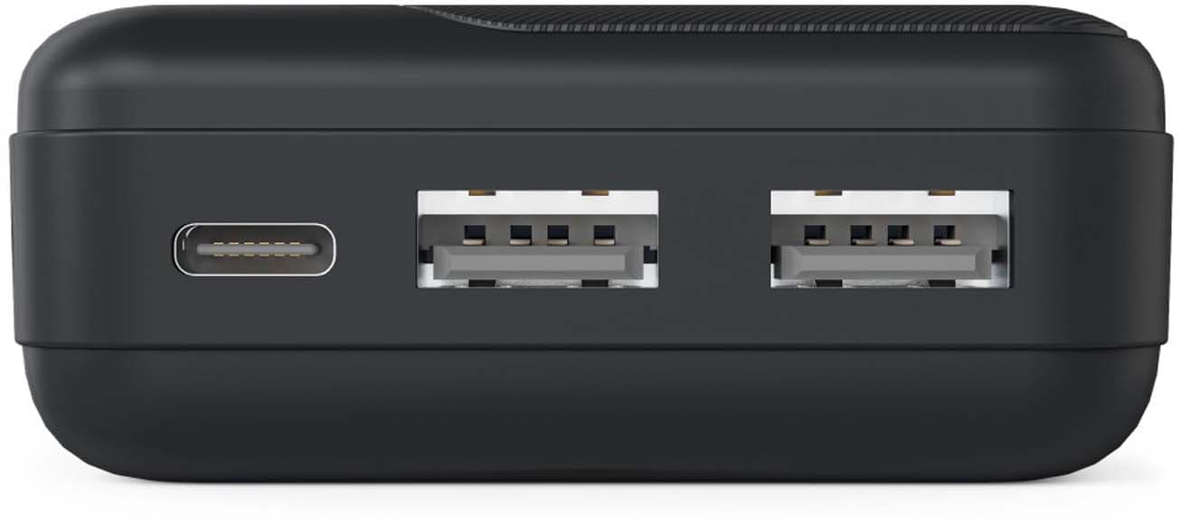 HAMA Power Pack "Pocket 10", 10000mAh, Ausgänge: 2x USB-A, Anthrazit