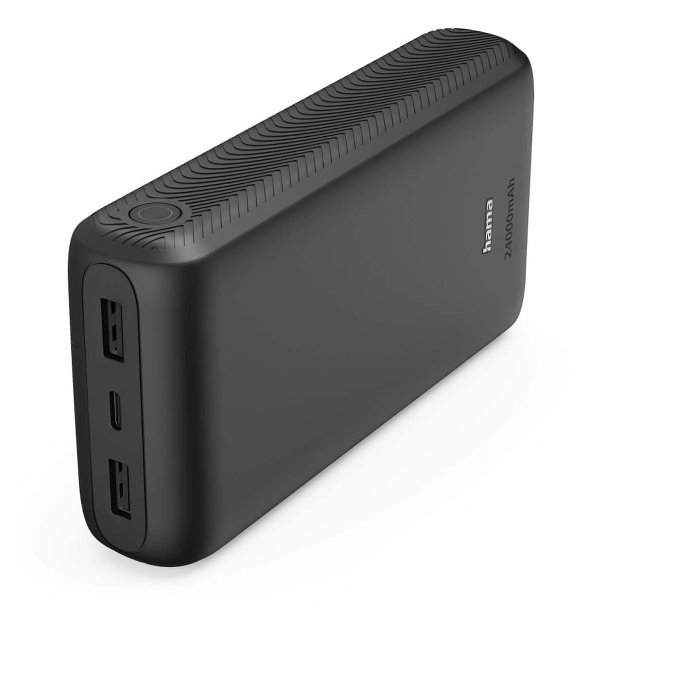 HAMA Power Pack "Performance 24", 24000mAh, 3 Ausgänge: USB-C, 2x USB-A, Anthr.