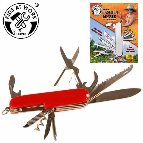 Corvus Taschenmesser runde Spitz Kids At Work