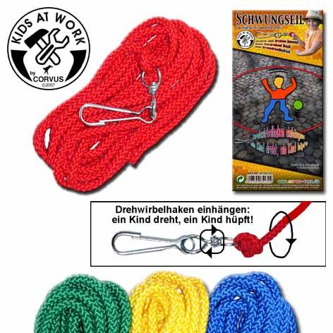 Corvus Schwungseil 5m mit Karabiner Kids At Work